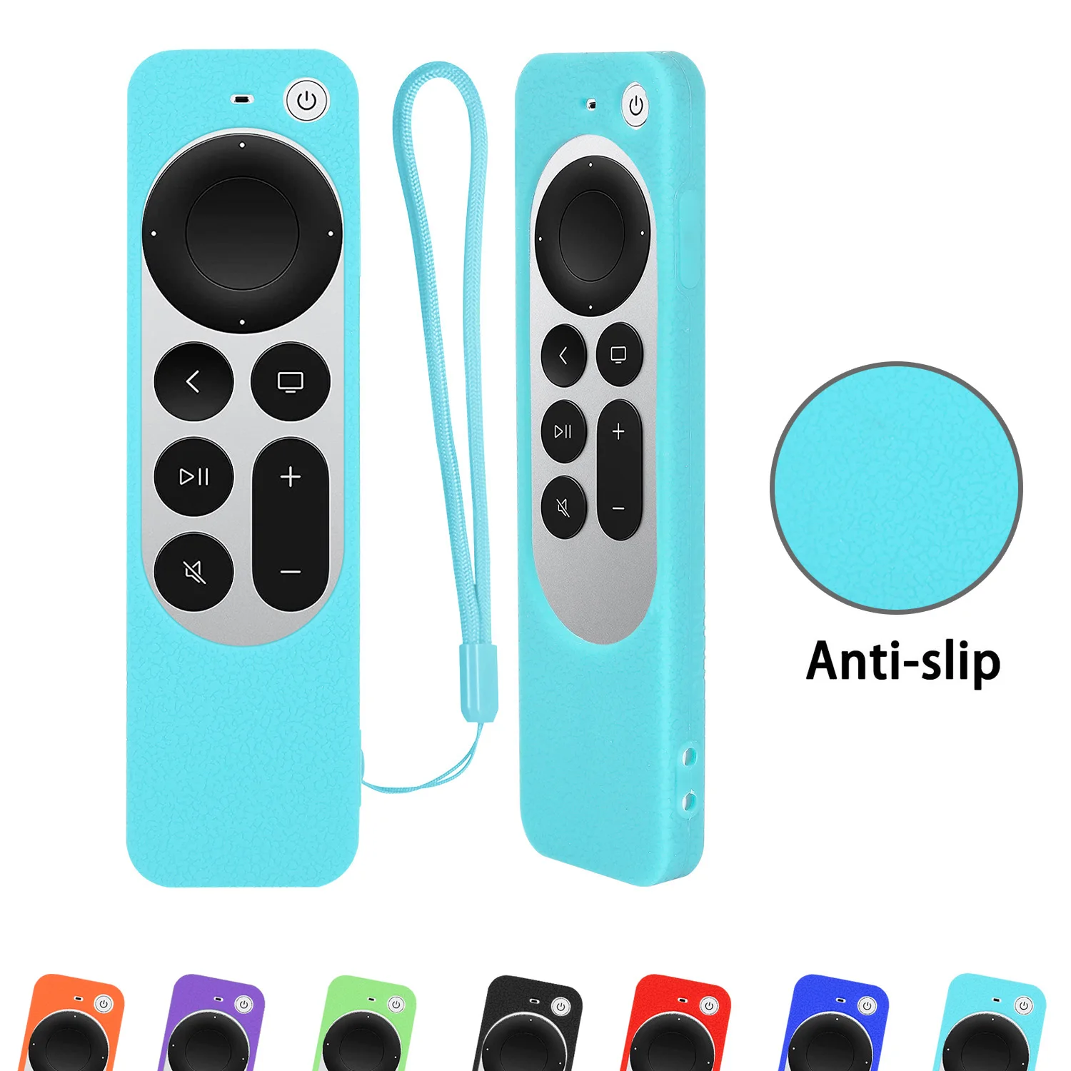 Per Apple Tv 4K Per Apple Tv Siri Telecomando Di Seconda Generazione Custodia Protettiva In Silicone Custodia Protettiva Tv Remote Protect Stick