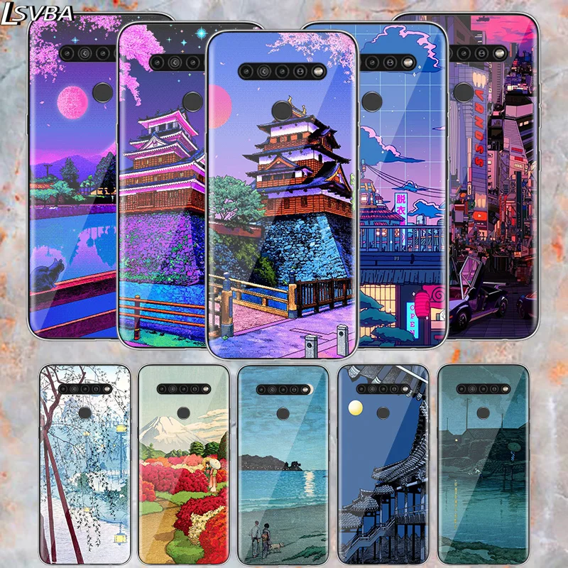 Искусство Pixel эстетика для LG V60 V50S V50 G8X G8S G8 G7 ThinQ 5G K61 K51S K41S K30 K20 2019 Q60 Q9 мягкая чехол