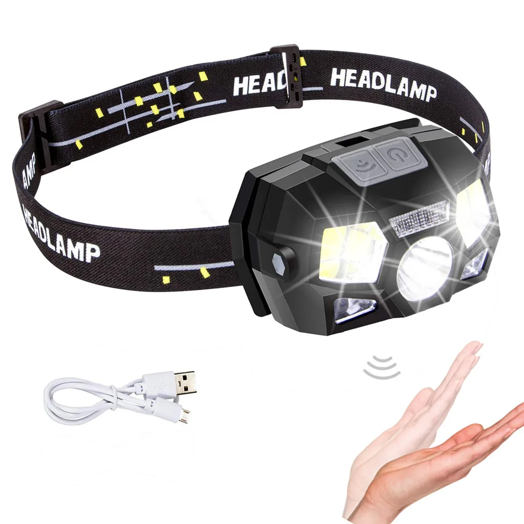 Flash Deal Motion Sensor Headlamp COB+Q5 LED Rechargeable Headlight Torch Lamp Light LED Rechargeable Headlight Torch Lamp Light Headlight 3 Flash Deal Motion Sensor Headlamp COB+Q5 LED Rechargeable Headlight Torch Lamp Light LED Rechargeable Headlight Torch Lamp Light Headlight 3