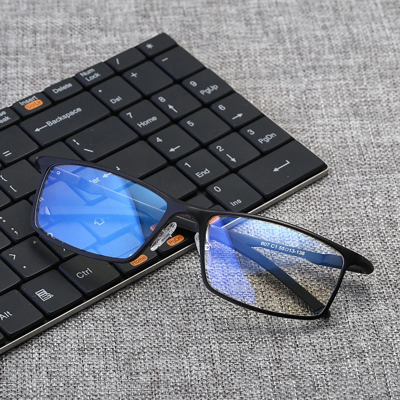 Blue Light Glasses Anti Blue Rays Radiation Blocking Glasses Men Women Computer Goggles 1Pcs Anti-UV UV400 Flat Mirror Eyeglasse