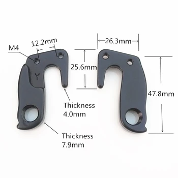 

2PCS Bicycle Rear derailleur Hanger extender mech Gear dropout for NORCO Storm Charger Torrent derailleur Hanger extension
