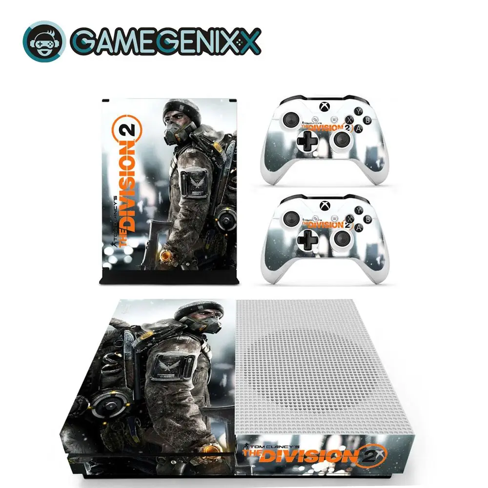 Защитная Наклейка на кожу GAMEGENIXX для Xbox One Slim Console и 2 контроллера-Division 2