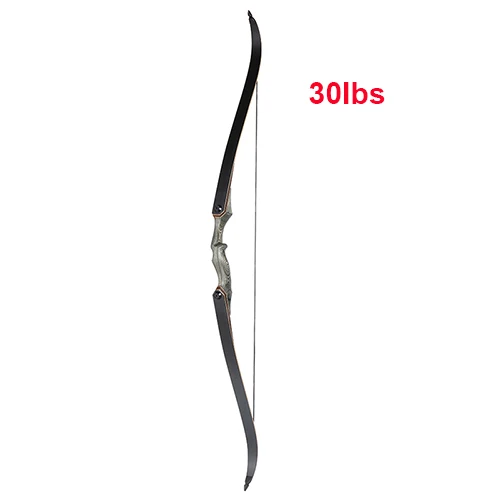 Bow-30Ibs Toparchery 30/40/50lbs 60 дюймов снять охотничий лук для левого/правого деревянного стояка Рекурсивный лук New-tech конечностей стрельба на открытом воздухе - Цвет: Bow-30Ibs