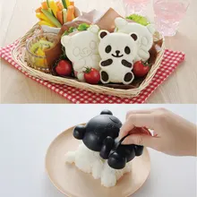Форма для вырезания сандвичей панда кухня экологическая формочка для суши тост Форма PP выпечка печенья ланч для хлеба и выпечки печенье, торты