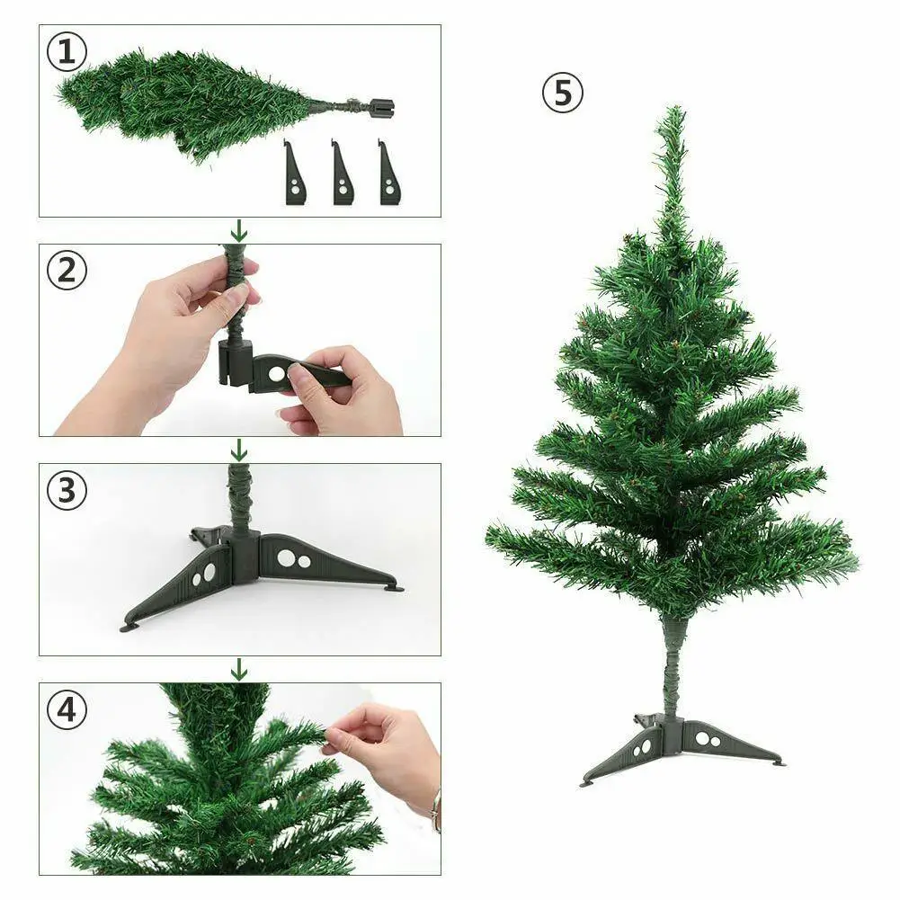 Светящаяся Рождественская елка DIY подарки на год украшения для дома светодиодный мини-елка с бантом подвесные украшения на Рождество