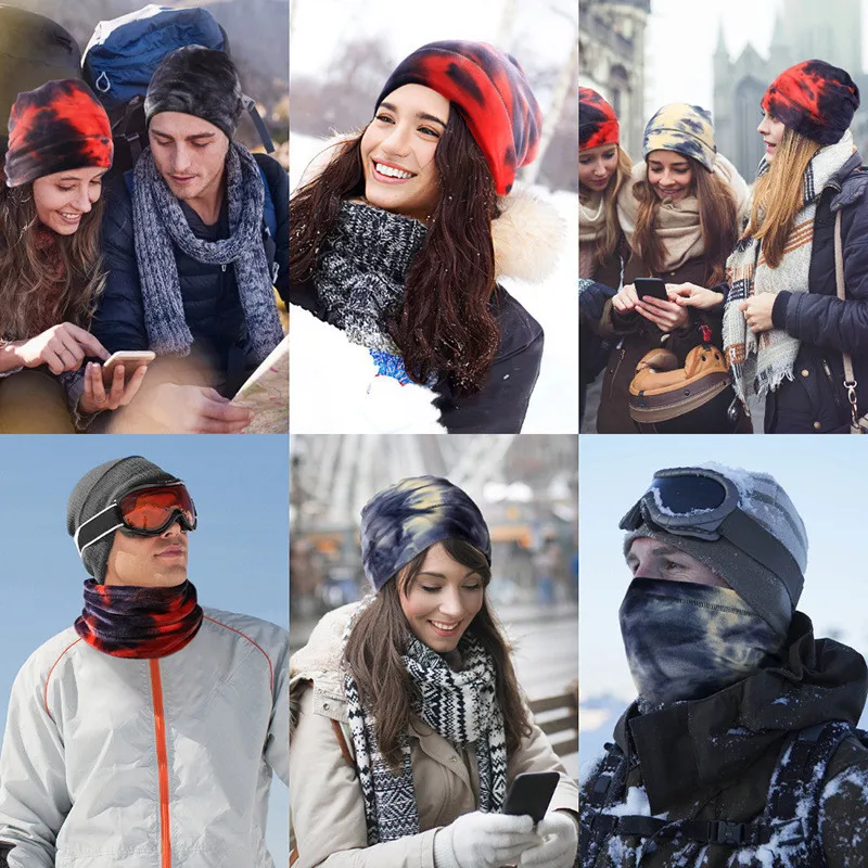 Новинка, спортивные зимние шапки Skullies Beanies, шапка для женщин и мужчин, теплая шерстяная шапка для верховой езды, шейный платок& маска& шапка, теплые шапки для сохранения маски