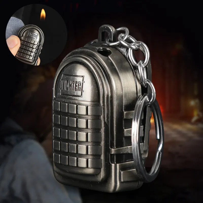 Брелок для ключей ест курицу трехуровневый металлический рюкзак креативная