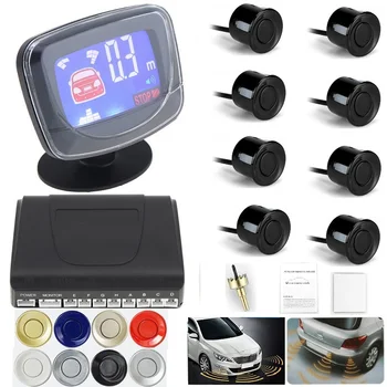 

Car Auto Parktronic Backlight Display LED Parking Sensor 4/6/8 Reverse Sensors Backup Car Parking Radar Monitor Detector System
