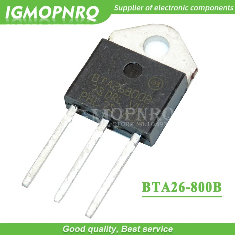 5 шт. BTA26-800B BTA26800B BTA26-800 BTA26-800B Симисторы 25 ампер 800 вольт TO-3P новый оригинальный