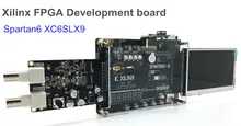 FPGA Development Board Xilinx Spartan-6 XC6SLX9 Card with 256Mb SDRAM SD Card Camera VGA and AD/DA LCD TFT