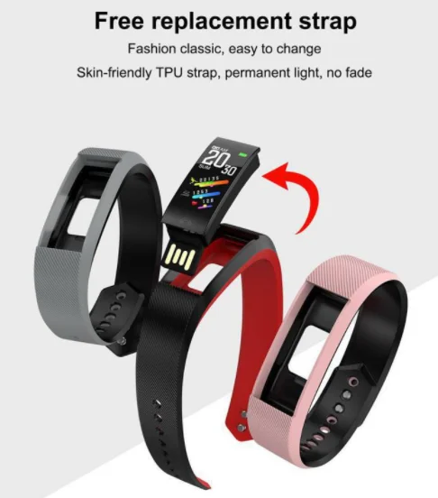 Smart Wristband fitness Blood Pressure Heart Rate Monitor Waterproof Heart rate sports waterproof bracelet