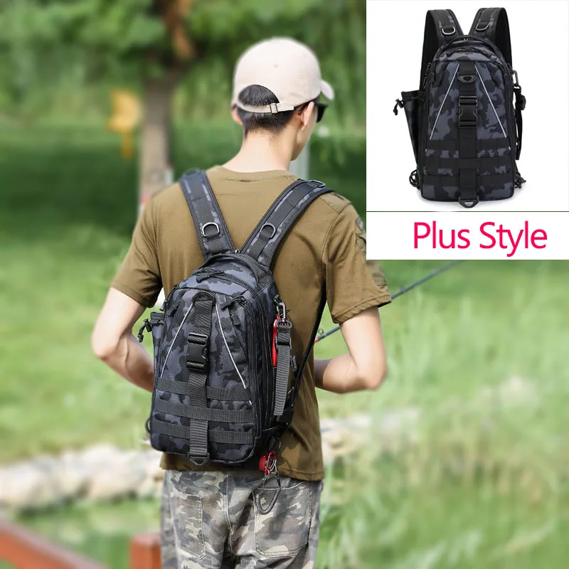 Günstig Männer Brust Tasche Wandern Schulter Sling Pack Reise Camouflage Camping Taille Taschen Bergsteigen Radfahren Blaso Mochila Sport XA839WA