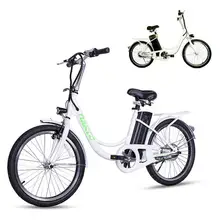 22-дюймовая высокоуглеродистая стальная рама для велосипеда электрическая 250Lbs 15mph 20-25mile 2" Bike US 4hours White Plug