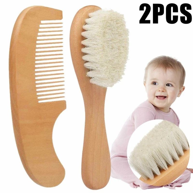 Bayi Kayu Sikat Rambut Alami Kambing Rambut Sikat Lembut Bulu Scrub Alat Baby Sikat Rambut Bayi Sisir Sikat Sisir Aliexpress