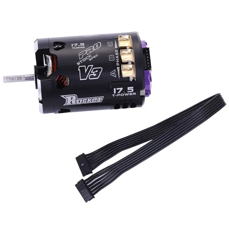 SURPASS HOBBY V3 540 17,5 T сенсорные спецификации RC бесщеточный двигатель для 1/10 RC Гоночная машина грузовик RC автозапчасти аксессуары фиолетовый черный