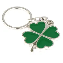 Креативный домашний подарок аксессуары зеленый клевер брелок модный брелок