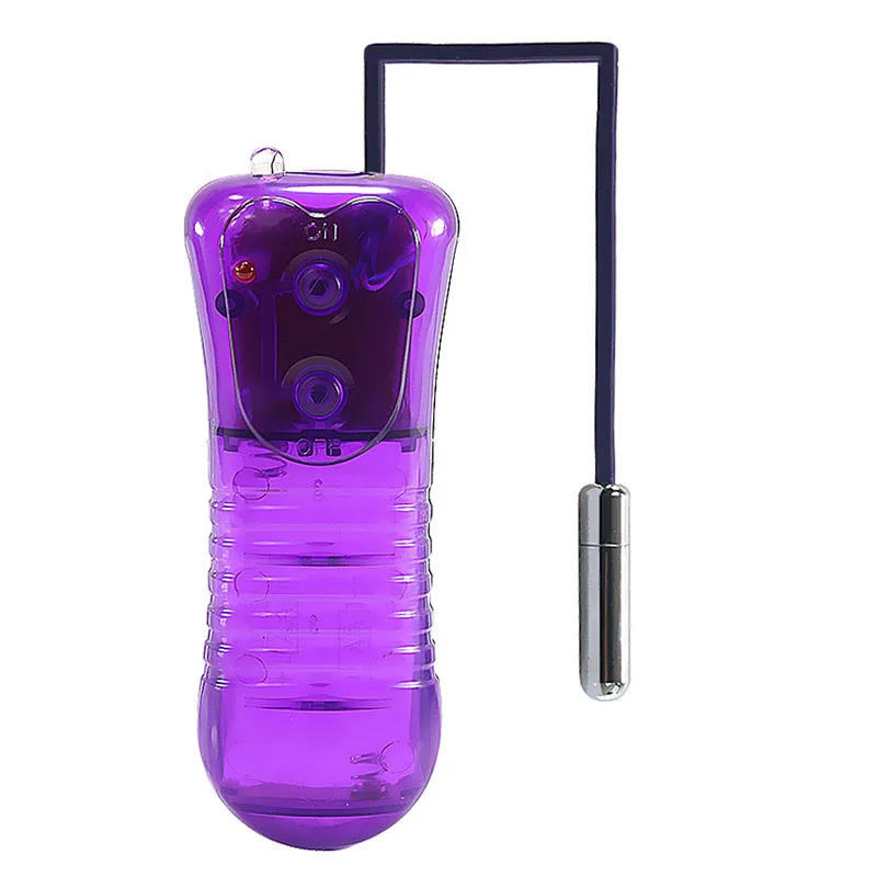 10 Speed Vibration Urethral Catheter Penis Plug Stainless Steel Urethra Plug Urethral Dilator Men Masturbate Stimulator Sex Toys penis sex toys