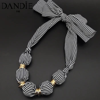 

Dandie Fashionable cloth bead necklace, simple female adorn article