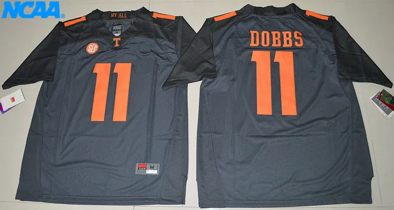 Новое поступление высокое качество Joshua Dobbs#11 колледж футболки Ограниченная серия майки S-XXXL