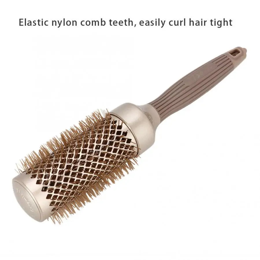 Hair Comb Portable Rolling Comb Cylinder Comb Professional Hairstyling Tool Accessory for Home Beauty Salon Hair Brush