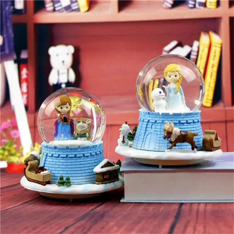 Подарок для подруги Muziekdoos Carrossel Caixa Imagine Dragon Snow Globe Musical Caja De Musica Boite A Musique Music Box