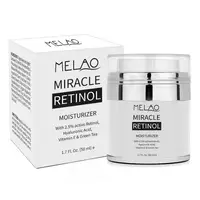 MELAO 2.5% Retinol Moisturizer Cream Hyaluronic Acid Anti Aging Reduces Wrinkles Fine Lines Day And Night Retinol Cream 50ml 1