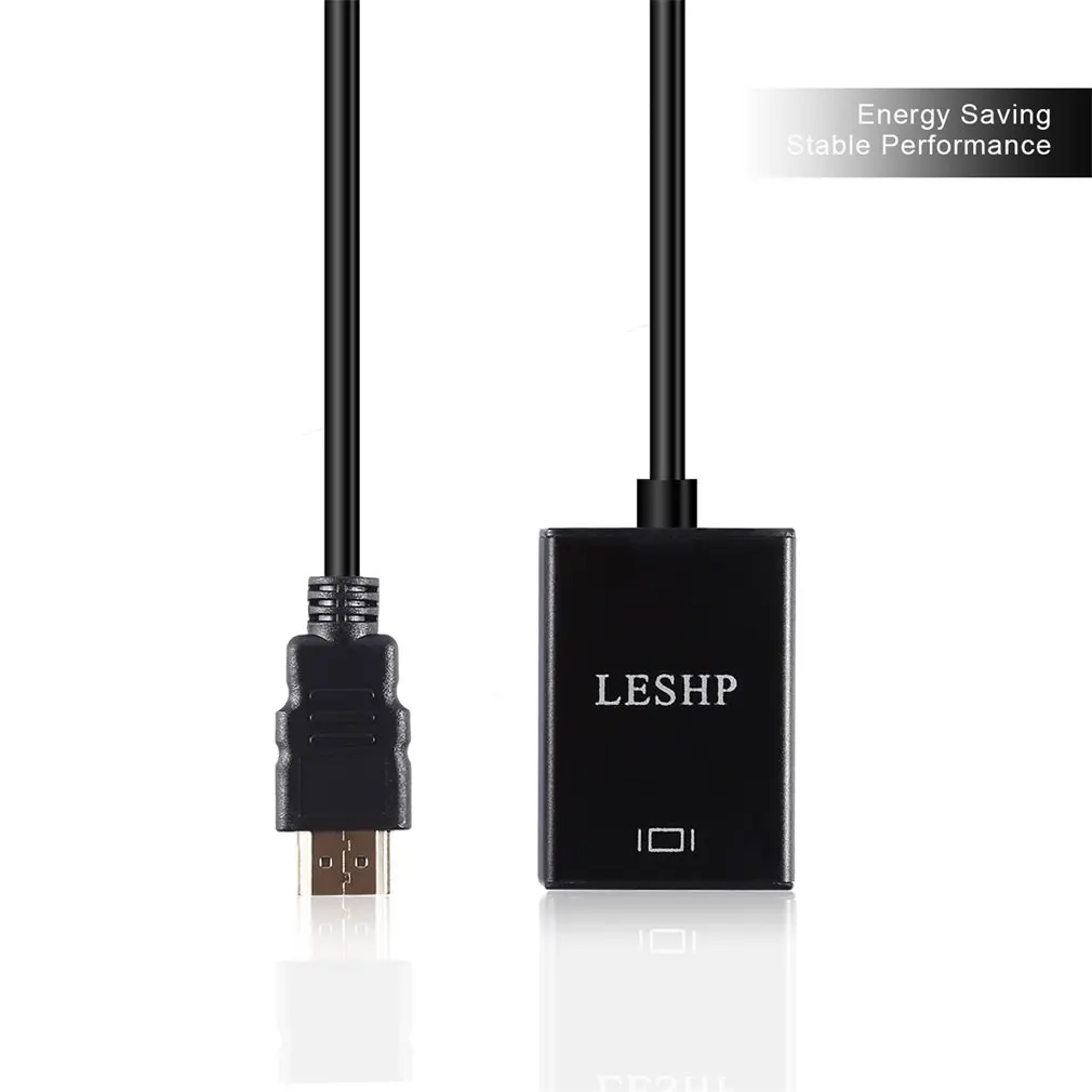 Amkle HDMI-VGA Кабель-адаптер HDMI VGA Кабель-конвертер Поддержка 1080P с аудио кабелем для HD tv xbox PS3 PS4 ноутбука tv Box