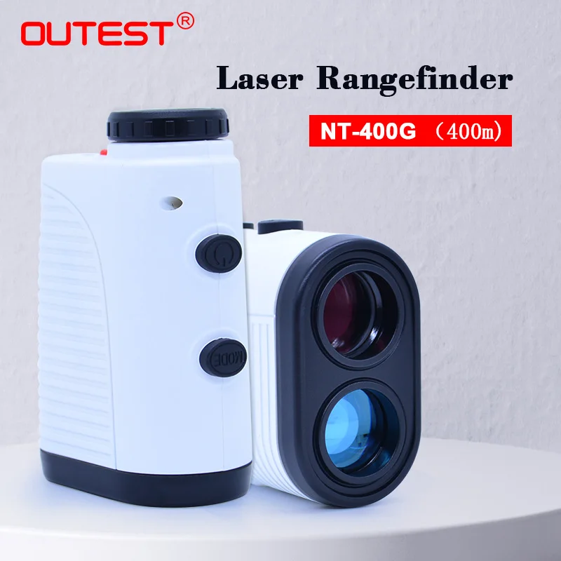 OUTEST Telescope Laser Rangefinder 400m Laser Distance Meter 7XMonocular Golf hunting Laser Range Finder Tape Measure Roulette