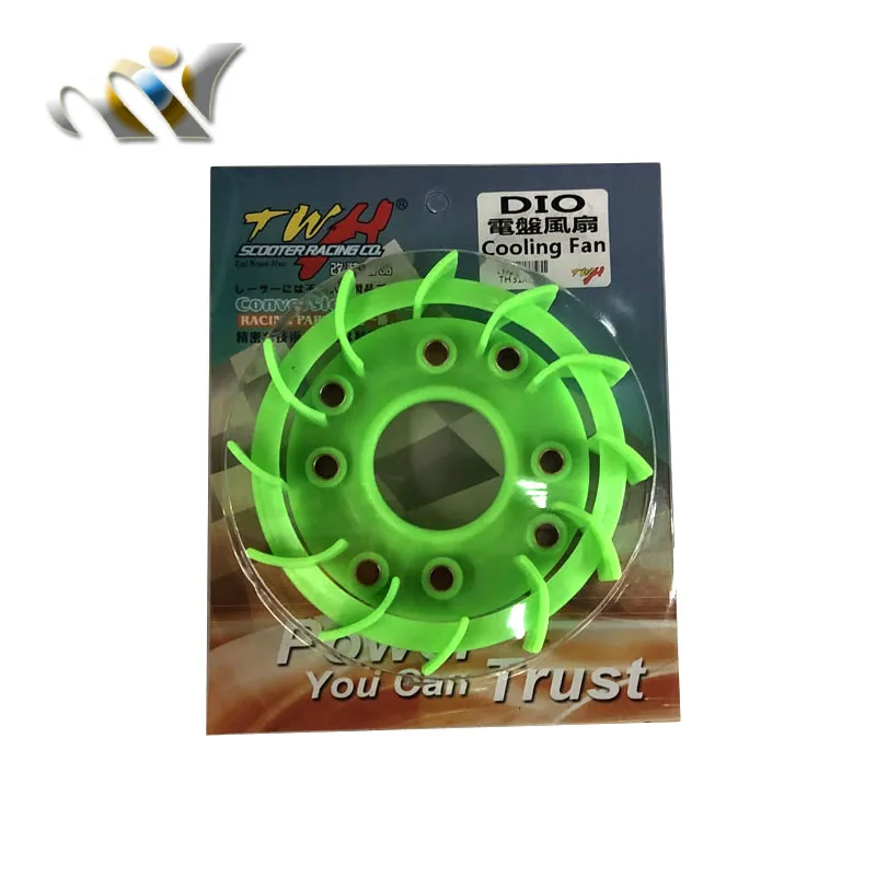 Motorcycle Cooling Fan Motorcycle DIO ZX GY6 50cc-150cc Racing High Flow Performance Cooling Fan for 139QMB 152QMI 157QMJ Scooter ATV Go-Cart
