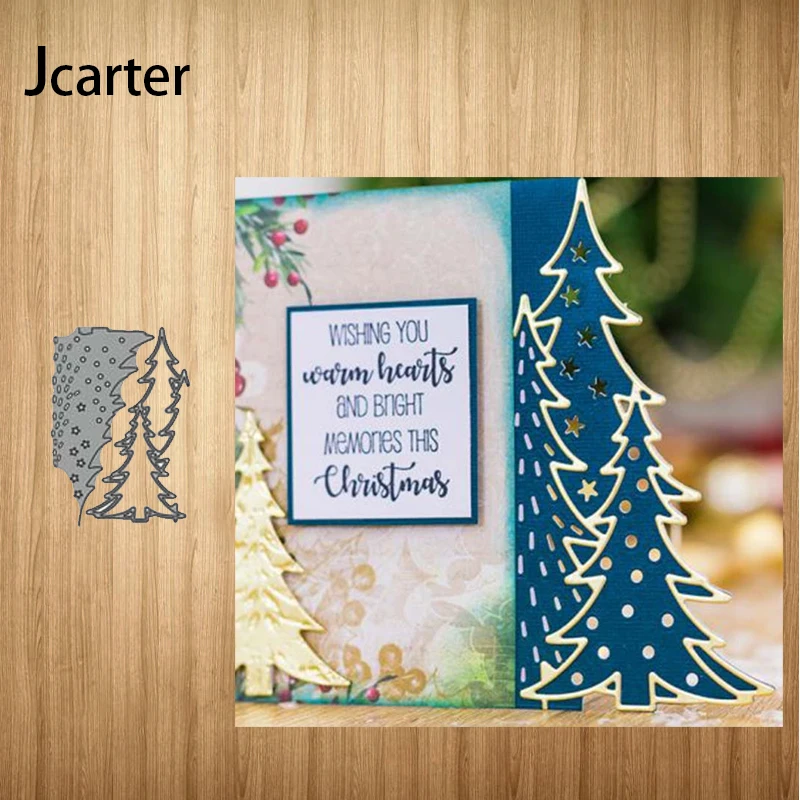 Чехол с рождественской елкой новые металлические Вырубные штампы ручная работа