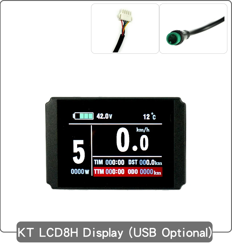 Okfeet аксессуары для электровелосипеда KT lcd 8S USB дисплей электровелосипед lcd Ebike наборы