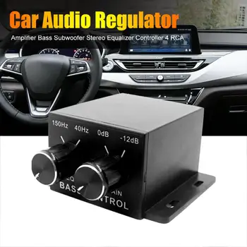 

Car Audio Regulator Amplifier Bass Subwoofer Stereo Equalizer Controller 2 RCA input & 2 RCA output