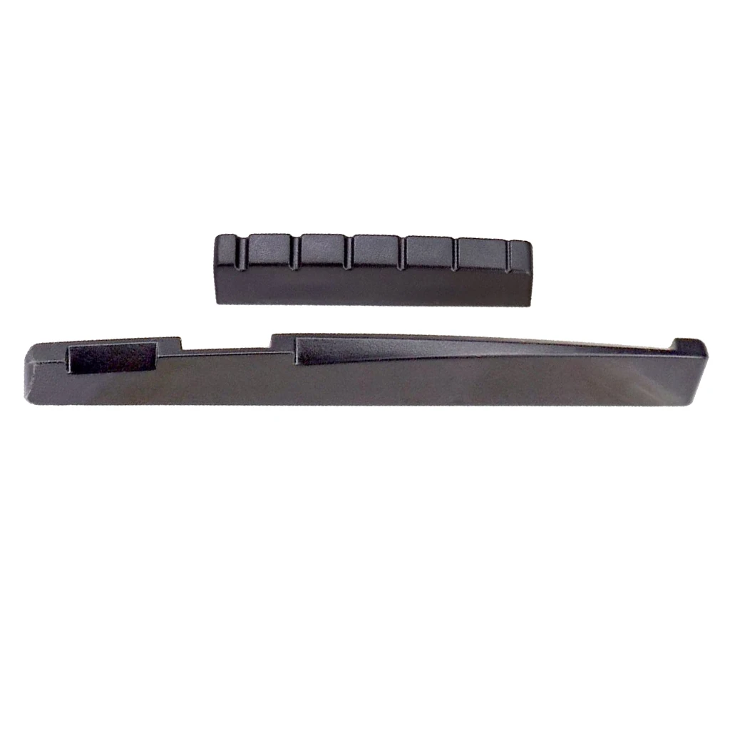 Guitar Bridge Saddle and Nut Set for Left Handed Acoustic Guitar Parts