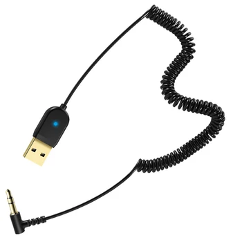 

C-01 AUX USB Bluetooth 5.0 Receiver for Speaker Computer 3.5mm Jack Car Kit Connector Adapter Dongle