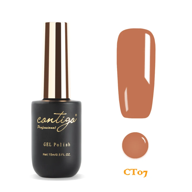 contigo--07 Contigo Гель-лак для ногтей 60 цветов новейший Гель-лак es Полупостоянный УФ светодиодный лак Гибридный впитывающий эмалированный Гель-лак для дизайна ногтей - Цвет: contigo--07
