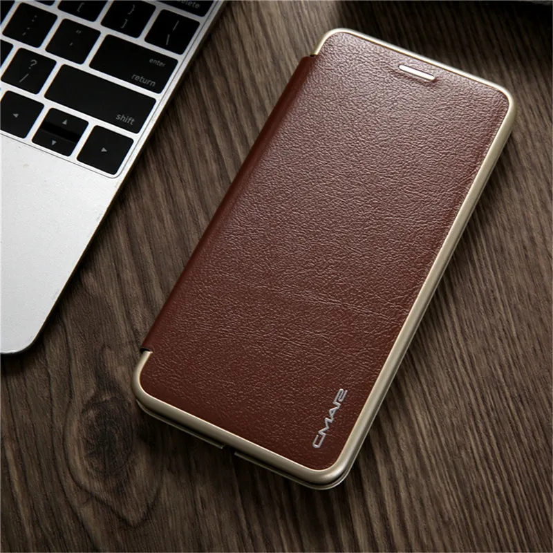 Brown Meachy Funda для huawei P30 P20 Pro P20 Lite Чехол кожаный флип чехол для телефона карман для карты Чехол подставка Металлический Бампер Защитный чехол s - Цвет: Brown