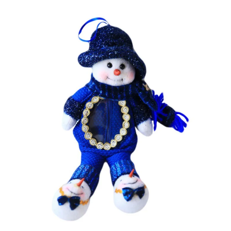 3D Christmas Doll Candy Treats Bags Stockings Gift Holders Christmas Decoration Fireplace Hanging Ornaments Xmas Gift For Kids