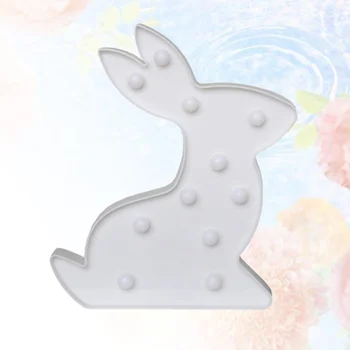 

1pc Night Light Portable Rabbit Lightweight Decorative Cartoon Animal LED Night Light for Room Home Office