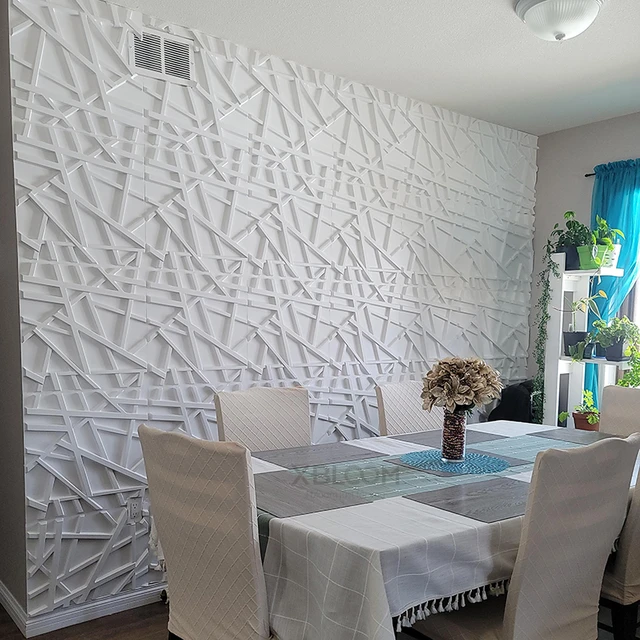 4 pezzi 50x50cm linee di stampaggio pannelli murali 3D piastrelle da parete  in pietra modello adesivo da parete 3D carta da parati vivente cucina bagno  impermeabile - AliExpress