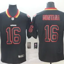 Быстрая Сан-Франсиско Высокое качество Мужские 49ers Joe Монтана Джерси