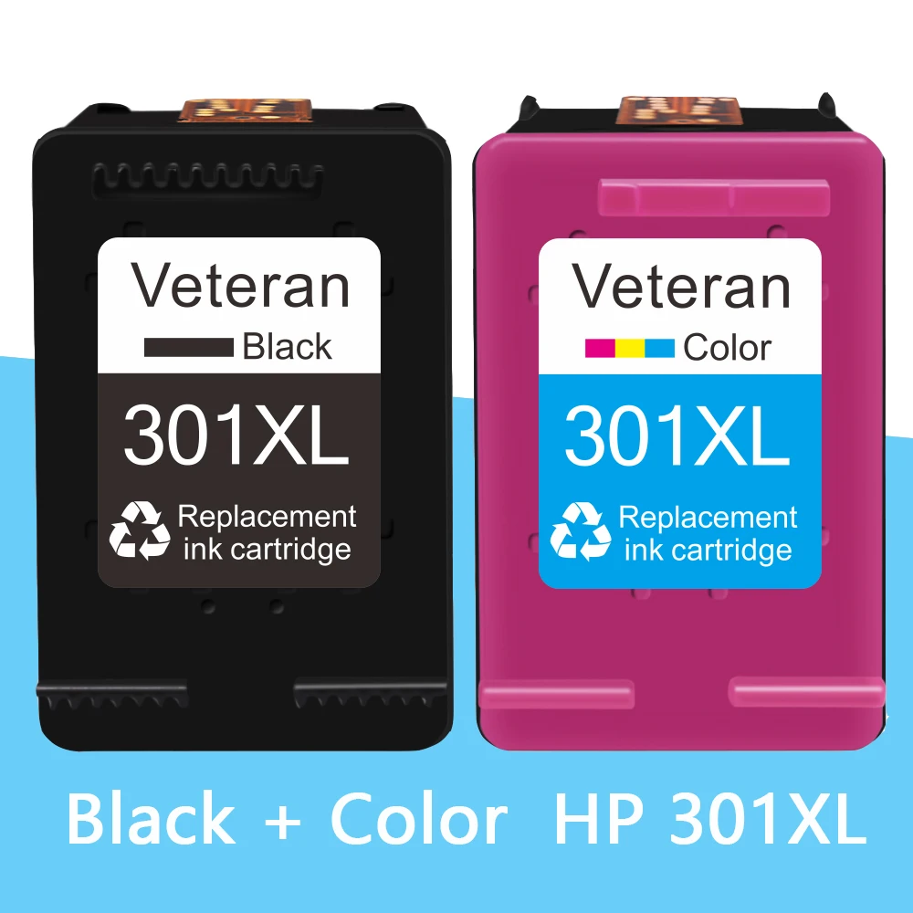 Veteran 301XL картузы для Hp 301 принтера Deskjet 2050 1000 1050 2510 3000 3054 Envy 4500 4502 | Компьютеры и офис