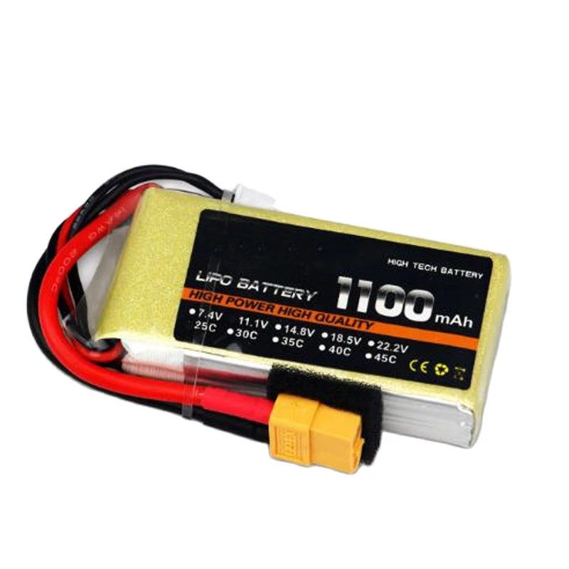 Fuente de alimentación de aeromodelismo para Dron, batería FPV de polímero de litio, 25C, 7,4 V, 11,1 V, 18,5 V|Baterías de dron| - AliExpress