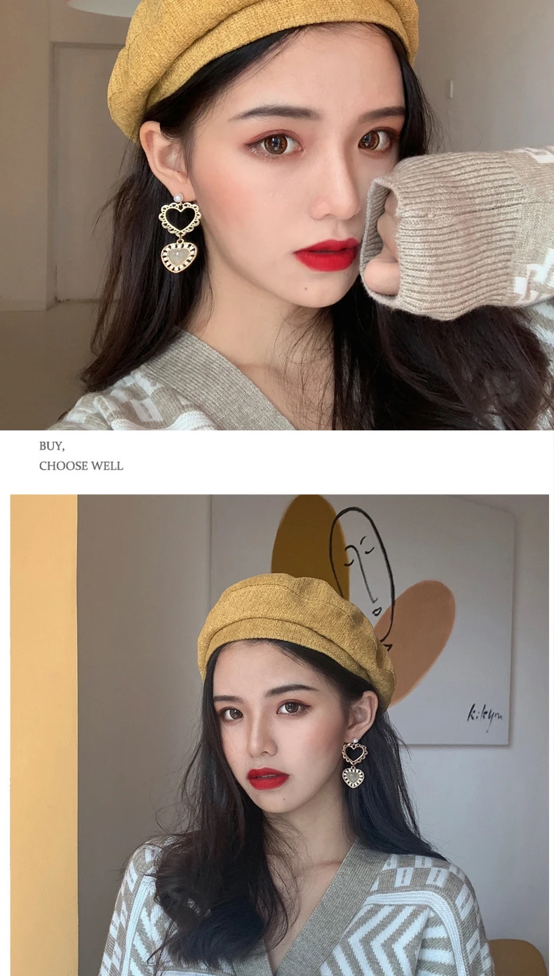 Redwood Beret Female Summer Thin British Retro Painter Octagonal Hat Korean Chao Autumn Winter Black Solar System