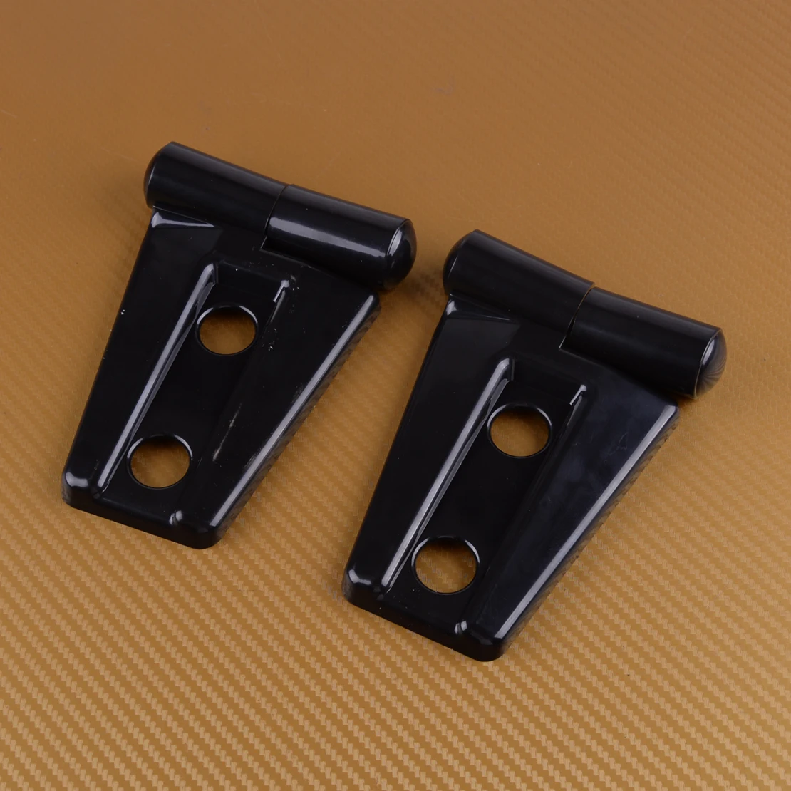 CITALL 2x Черный ABS двигатель капот шарнир Накладка подходит для Jeep Wrangler JK 2007 2008 2009 2010 2011 2012 2013