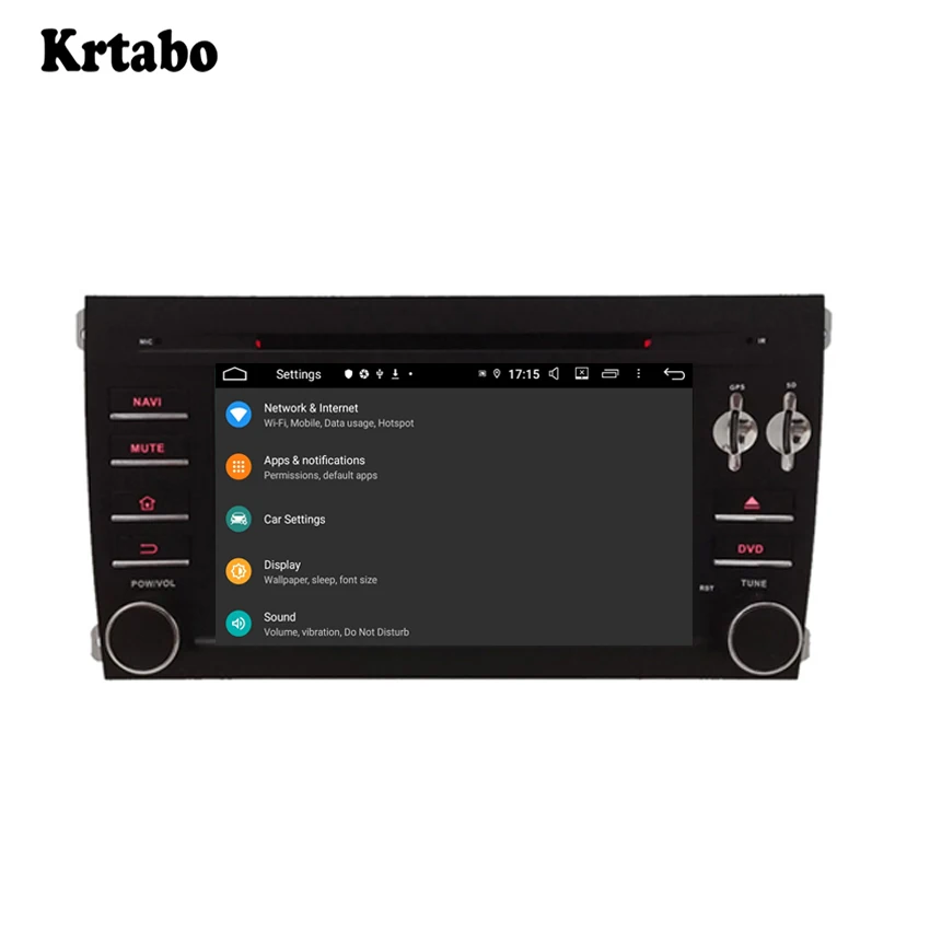 For Porsche Cayenne 2006-2010 Android smart car navigation reversing image control screen one machine recorder support DVD