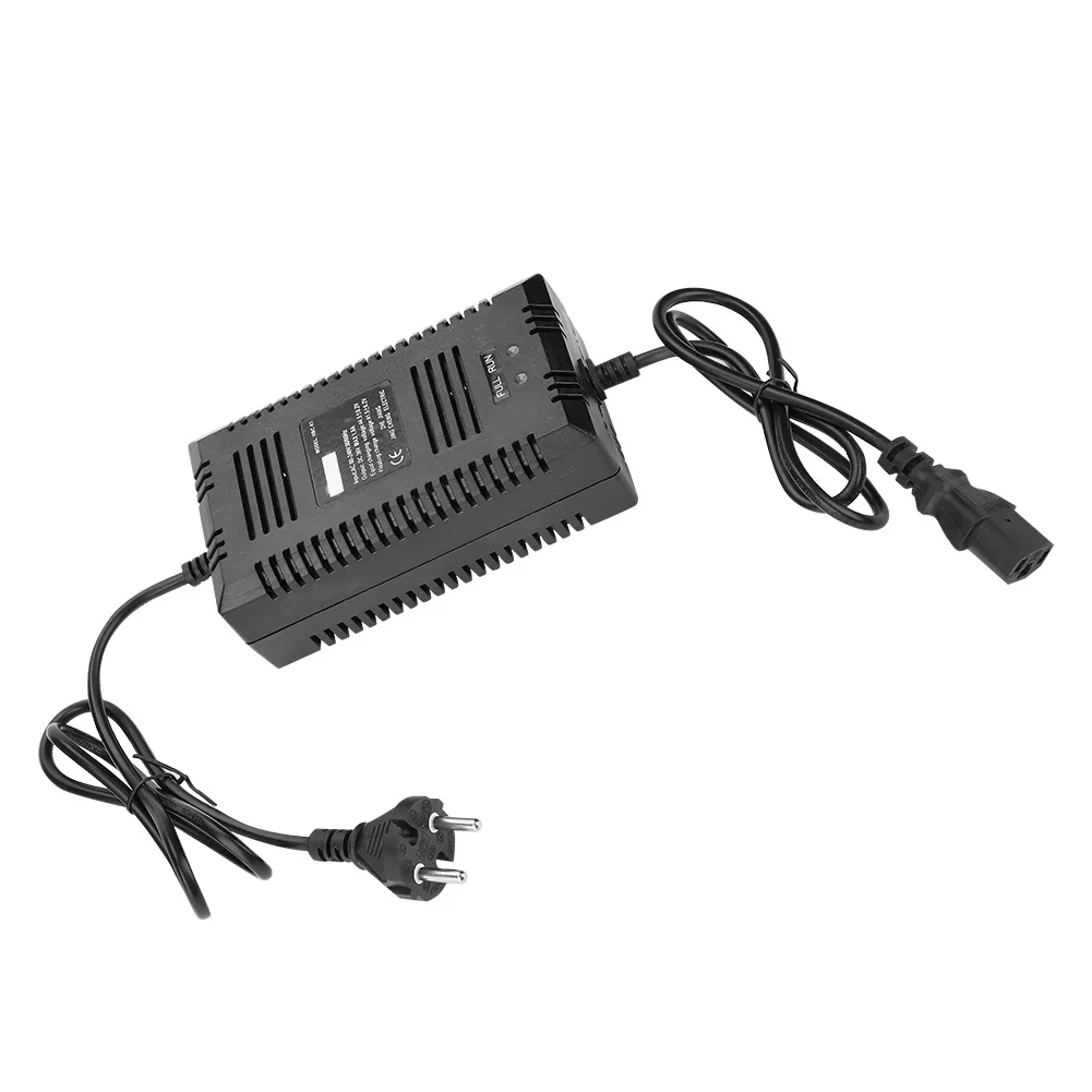 Зарядное устройство для электрического велосипеда с 3 контактами/XLR/DC разъемом 110-240 В, штепсельная вилка европейского стандарта 36 В А, интеллектуальное зарядное устройство для электрического велосипеда, электровелосипеда