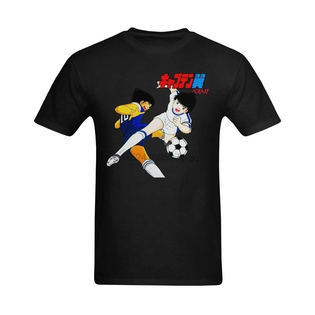 Definite Myself Men's Captain Tsubasa Football Art Design T-Shirt(1) | Мужская одежда