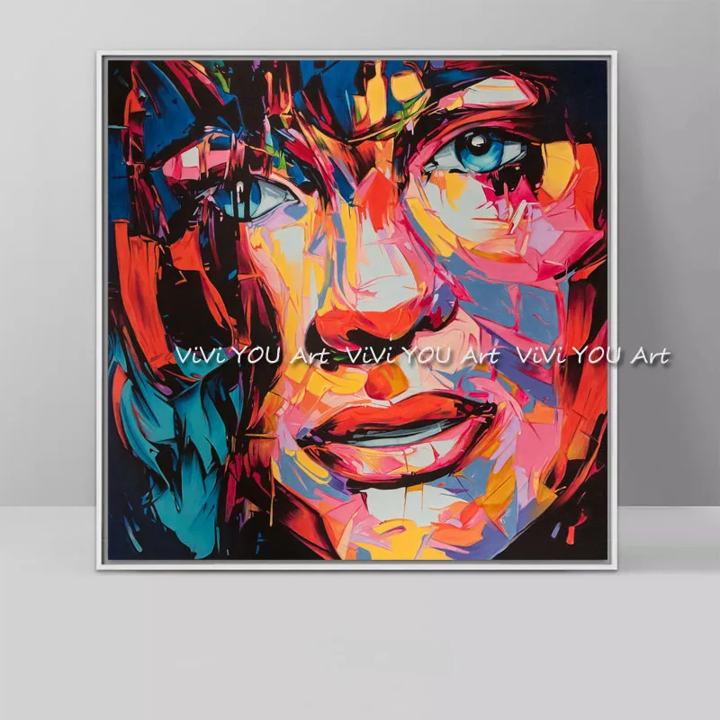 Ручная работа Франсуаза Nielly Мэрилин Монро портрет, холст, живопись палитра нож лицо масляная живопись Настенная картина для гостиной