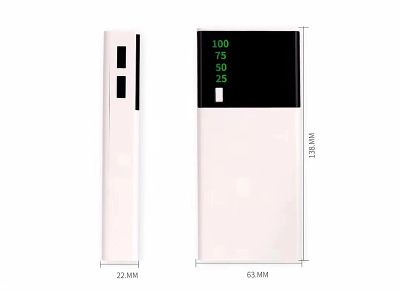 Power Bank 10000mAh светодиодный портативное зарядное устройство с дисплеем внешняя батарея 18650 для iPhone Xiaomi huawei зарядное устройство 2 USB Poverbank