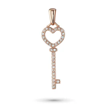 

Suspension of red gold diamond e0201pd08182000